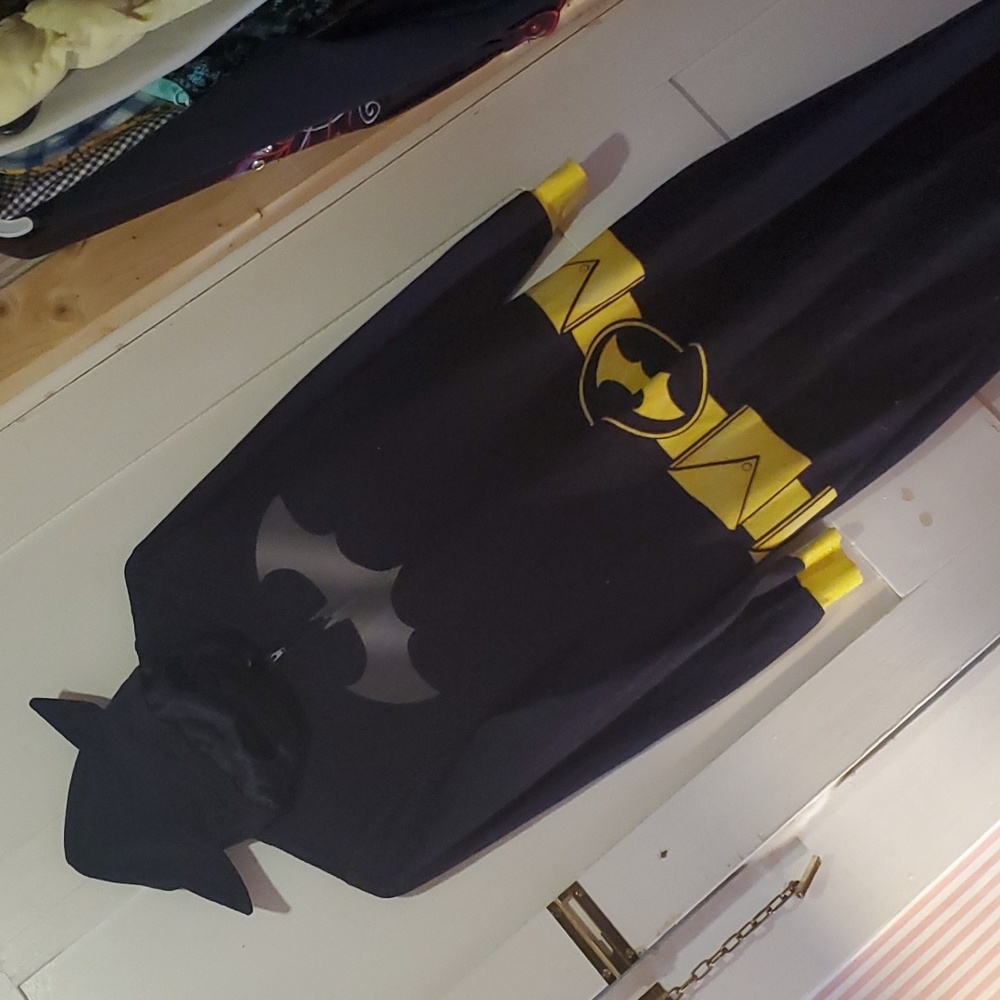 Batgirl union suit pj's with cape